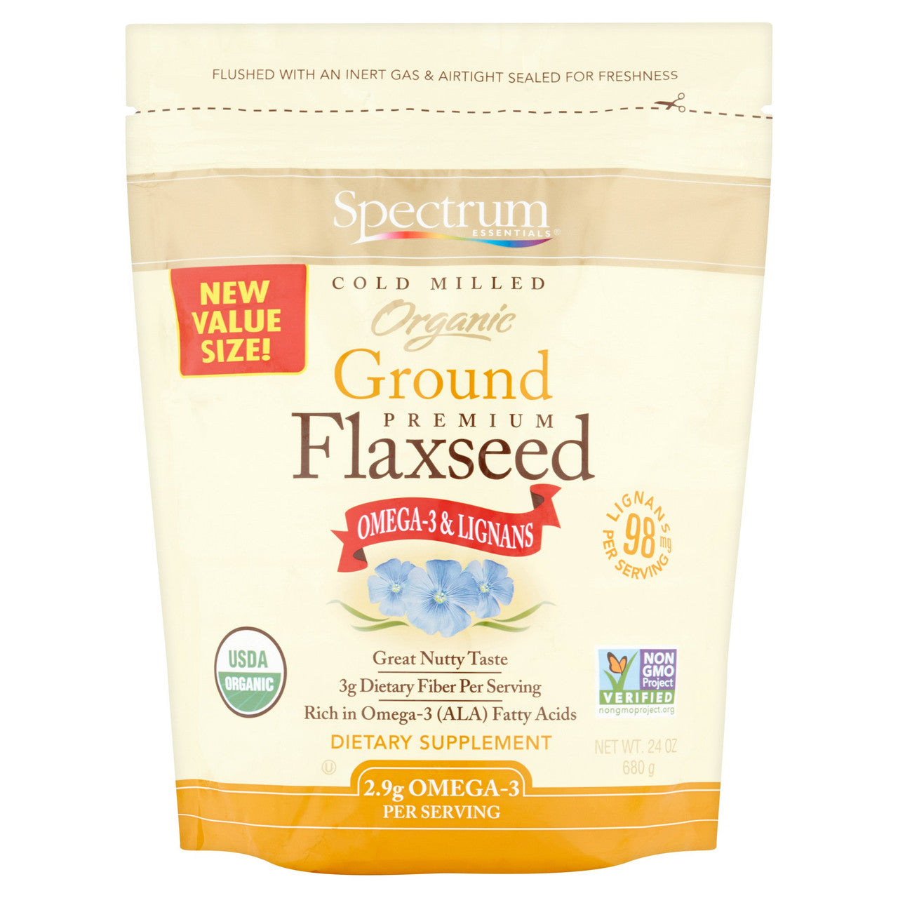 Spectrum Essentials Ground Flax Valsz (1x24OZ )-0