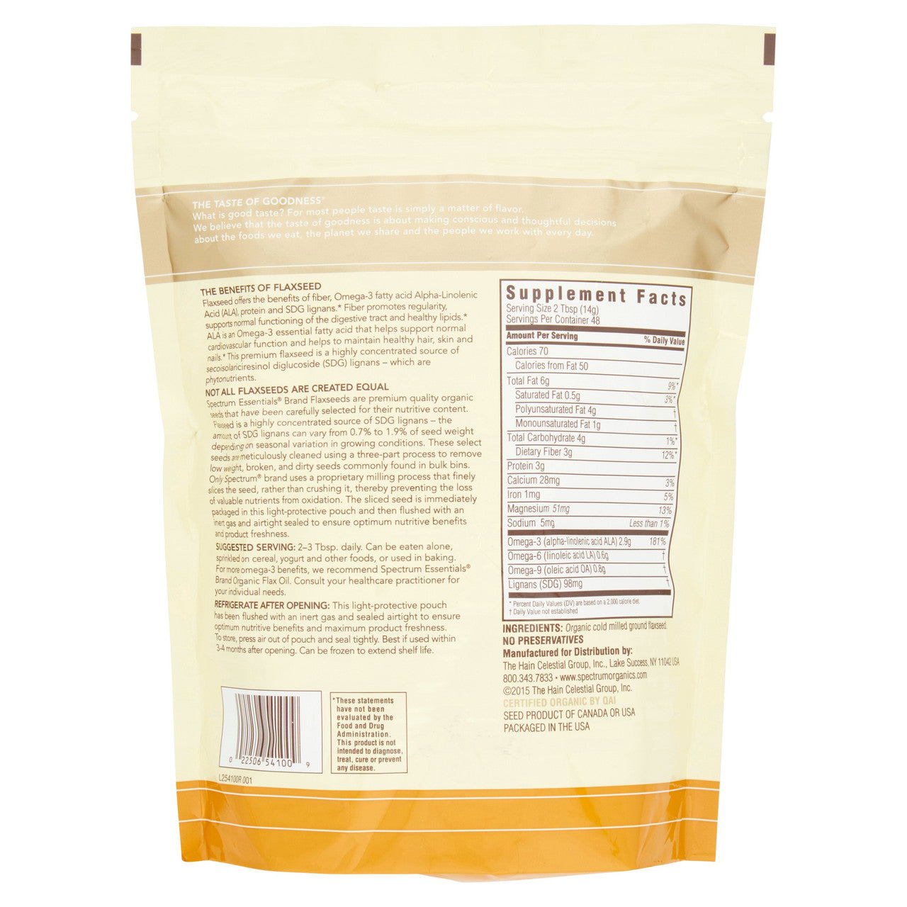 Spectrum Essentials Ground Flax Valsz (1x24OZ )-3